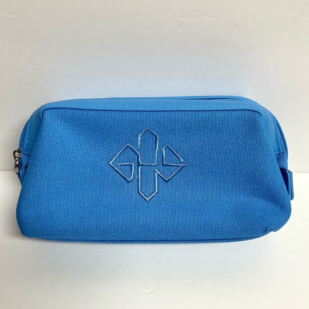 Ettinger London for ANA Business Class Amenity Bag Blue with orange BAG ONLY